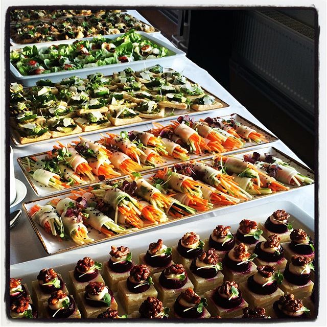 Vegetariska tapas till Zennström-mingel